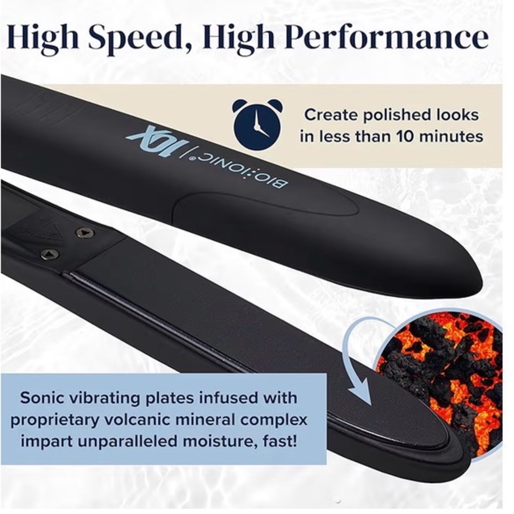 Bio ionic 10x pro styling iron 1”. Used twice. EUC - Picture 9 of 10